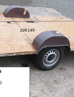 Plattformanhänger 900kg ca 352 x 200 mit Brief, ZdR 149, ideal für TINY House, Quad- Zweirad-Maschinentransporter gebr. (Dethleffs Nomad RT2 BJ 89) - Schotten Zentrum