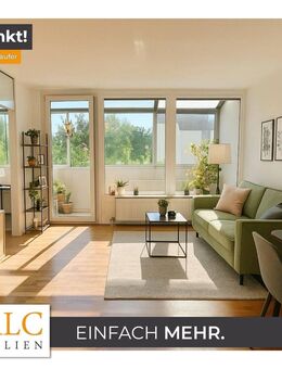 Helle 2-Zimmer-Wohnung mit großzügigem Wintergarten in Augsburg-Lechhausen - Augsburg