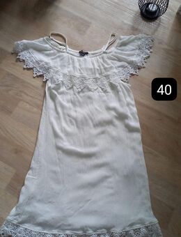 weißes Esmara Sommerkleid Gr.40, Musselinstoff, Spitze neu - Mülheim (Ruhr)