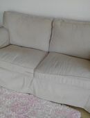Ikea Sofa Ekktorp beige gebraucht 2-Sitzer in 47929