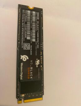 Festplatte WD Black Series SN 850 500 GB NVME - Jandelsbrunn