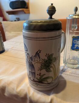 Bierglaskrüge mit Deckel - Ehningen