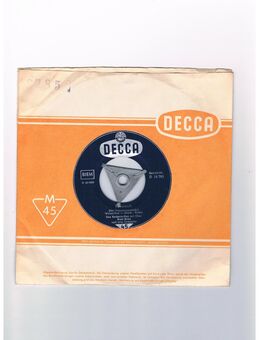 Das Rodgers Duo mit Chor-Rudi Bohn/Orchester-Die schwarze Rose von Oran-Fernweh-Vinyl-SL,DECCA,50er Jahre - Linnich