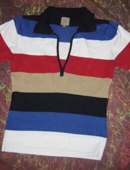 NEUw * Navy * Maritim * Marine * Sailor- Style * Color Blocking * Streifen * Feinstrick * Kurzarm * Polo * Pullover "VERO MODA" Gr. 36- 38/ S * dunkel- mittel- blau * weiß * rot * - Riedlingen