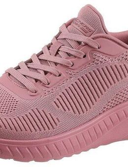Skechers BOBS SQUAD CHAOS FACE OFF Sneaker Freizeitschuh, Halbschuh, Schnürschuh mit Komfort-Innensohle