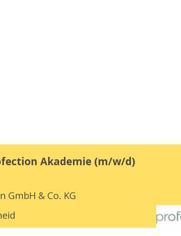 Leitung profection Akademie (m/w/d) - Lüdenscheid