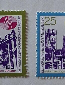 DDR 1971 Leipziger Herbstmesse Satz komplett postfrisch - Görlitz