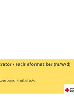 IT-Administrator / Fachinformatiker (m/w/d) Teilzeit - Freital