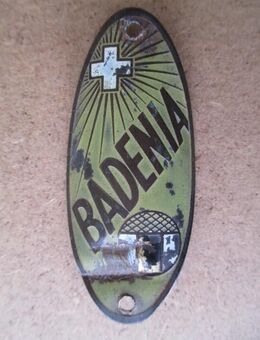 Fahrradteile Badenia Velo Steuerkopf CH Schild Emblem - Volketswil