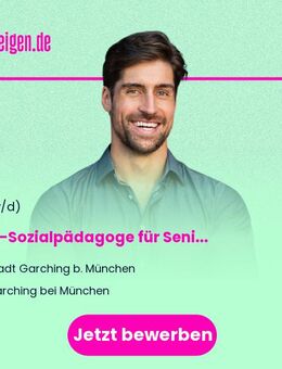 Dipl.-Sozialpädagoge (m/w/d) für Seniorentreff - Garching (München)