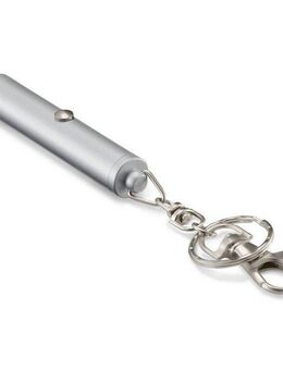 Hama Laserpointer Laserpointer mit rotem Laser, 50 m Reichweite, Ring und Karabinerhaken