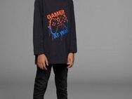 KIDSWORLD Langarmshirt GAMER AT WORK langärmlig, aus Baumwolle, aus Jerseystoff
