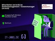 Mitarbeiter (m/w/d) im Datenmanagement / Datenmanager (m/w/d) - Bochum