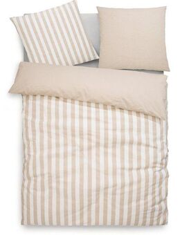 andas Wendebettwäsche Greta, Mako-Satin, 2 teilig, Bettwäsche mit Streifen in verschiedenen Qualitäten, ab 135x200 cm