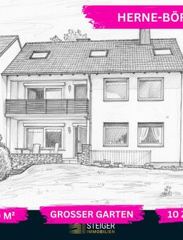 Familienidylle mit viel Platz und grünem Rückzugsort - Großzügiges Einfamilienhaus in Herne-Börnig - Herne