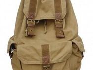 Canvas-Rucksack mit viel Stauraum Staura Shoosh Canvas Backpack Rucksack, 100% Canvas soft, Farbe khaki, - Dübendorf