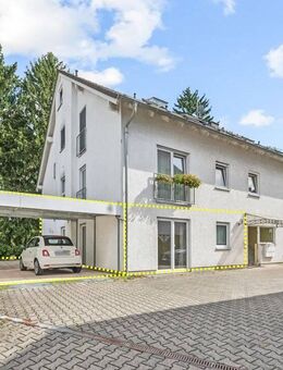 Mörlenbach: 3-Zimmer-Eigentumswohnung mit großer Terrasse, Carport und zusätzlichem Gästezimmer - Mörlenbach