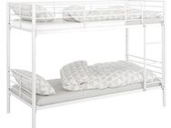 Home affaire Etagenbett Hayo, Belastbarkeit 250 KG! Metallbett, Stockbett (teilbar in 2 Einzelbetten), perfekt für kleine Räume, mehrere Farben, (B/T/H) ca. 208/97/160 cm