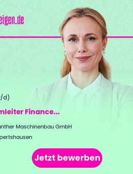 Teamleiter Finance (m/w/d) - Eppertshausen