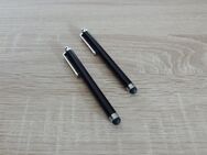 2 Touch Pen / Eingabestifte m. Metall-Clip „schwarz“ f. Smartphone, Tablet u.a. - Andernach