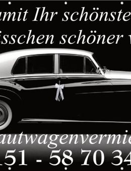 Brautwagen, Hochzeitsauto Rolls Royce Park Ward - Hochzeitswagen mieten - Krefeld