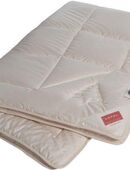 Hefel Naturhaarbettdecke Bio Zirbe, Bettdecke 135x200 cm, 155x220 cm, Füllung: Schafsschurwolle und Zirbenflocken, Bezug: Bio-Baumwolle, mit einem angenehmen Zirbenduft in 00000