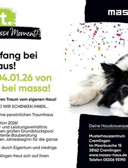 Prosit Neujahr! Sektempfang im Musterhaus Cremlingen am Samstag, den 3.01. & Sonntag, den 4.01.2026 - Parsau