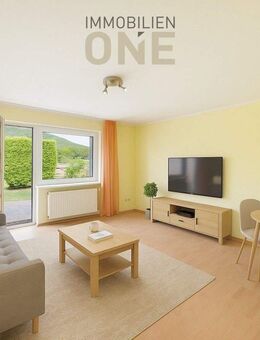 Barrierefreies 1-Zimmer-Appartement mit Terrasse und Garten in naturnaher Lage - Nittendorf (Markt)