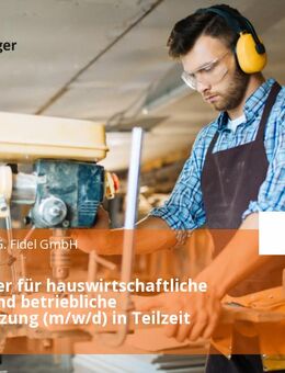 Mitarbeiter für hauswirtschaftliche Dienste und betriebliche Unterstützung (m/w/d) in Teilzeit - Pforzheim