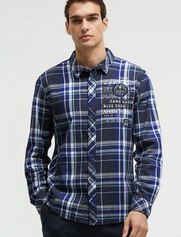 CAMP DAVID Langarmhemd aus Baumwolle