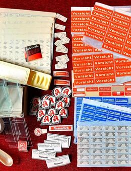Konvolut von Vintage Laborbedarf (für Apotheken) – vielseitig verwendbar - Niederfischbach