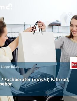 Verkäufer / Fachberater (m/w/d) Fahrrad, E-Bike, Zubehör - Lage (Nordrhein-Westfalen)