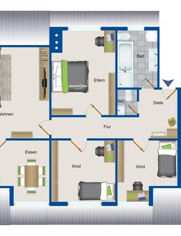 Gepflegte 4-Zimmer-Wohnung in Oberndorf am Neckar! - Oberndorf (Neckar)