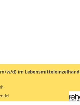 Verkäufer (m/w/d) im Lebensmitteleinzelhandel - Sankt Wendel