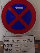 Halteverbot Parkverbot Schilder Umzug Sondernutzung in 41462