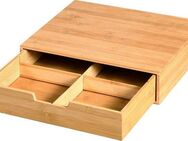 KESPER® Teebox, Holz, (1-tlg), mit herausziehbarer Schublade, aus FSC®-zertifiziertem Bambus