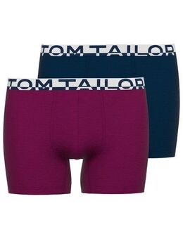 TOM TAILOR Boxershorts Kentucky (2er-Pack) bequem, eng, elastisch, Baumwollmix, Logobund