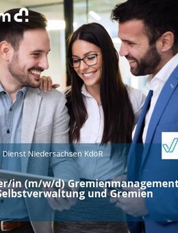 Mitarbeiter/in (m/w/d) Gremienmanagement im Team Selbstverwaltung und Gremien - Hannover