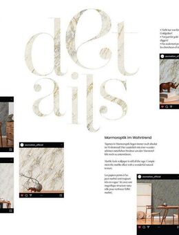 A.S. Création Vliestapete THE BOS Marmor Marmortapete, strukturiert, gemustert, matt, neutral, (1 St), Steinoptik Tapeten Wohnzimmer Schlafzimmer Küche modern Design Design