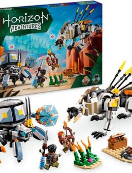 LEGO® Aloy und Varl vs. Panzerwanderer und Sägezahn (77037), LEGO® Horizon Konstruktionsspielsteine, (768 St), Made in Europe