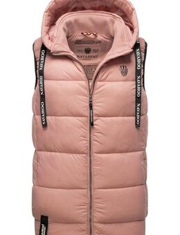 Navahoo Steppweste Kassidy stylische ärmellose Damen Weste mit Kapuze