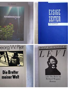 4 gebundene Bücher von Schorlemmer Neutsch Pijet Schneider - Naumburg (Saale)