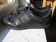 Ecco Herren Leder Sneaker Gr. 45 schwarz Schuhe Halbschuhe 12,- - Flensburg