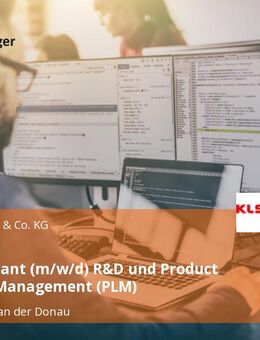 IT Consultant (m/w/d) R&D und Product Lifecycle Management (PLM) - Mühlheim (Donau)