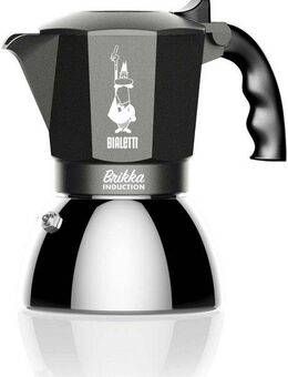 BIALETTI Espressokocher, spülmaschinenfester Wasserkessel, 2-Schicht-Edelstahl, 4 Tassen