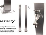 TRINKWASSER Wassersäule TSQG 950 Edelstahl V2A quadratisch eckig - Hiddenhausen
