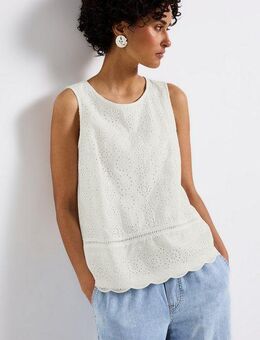 STREET ONE Shirttop mit Zierstickerei