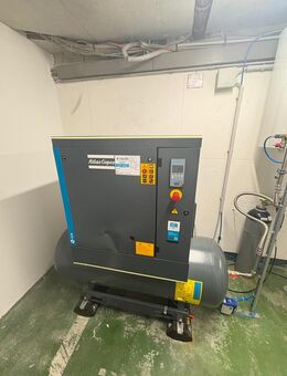 Atlas Copco Schraubenkompressor G 15-10 + 2 Druckluftbehälter - Saarbrücken