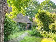 Charmante historische Reetdachkate mit großer Ausbaureserve und altem Baumbestand - Elsdorf-Westermühlen