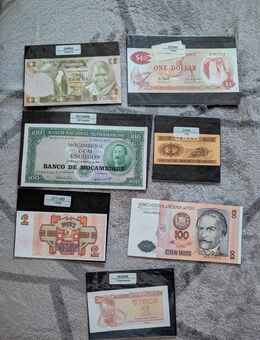 7 Banknoten Bankfrisch - Mechernich